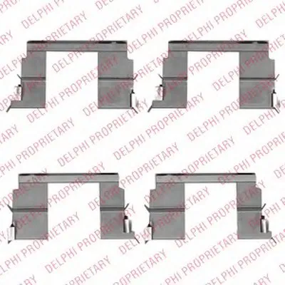 Комплектующие, колодки дискового тормоза DELPHI купить