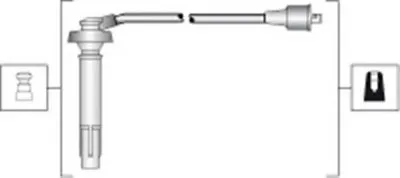 Комплект проводов зажигания MAGNETI MARELLI купить