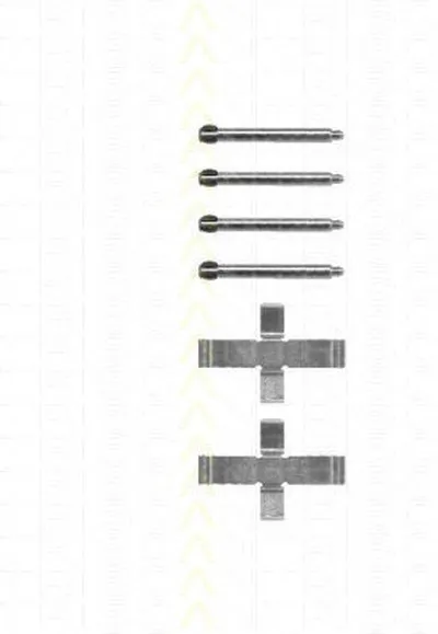 Комплектующие, колодки дискового тормоза TRISCAN купить
