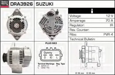 Генератор Remanufactured REMY (Light Duty) DELCO REMY купить