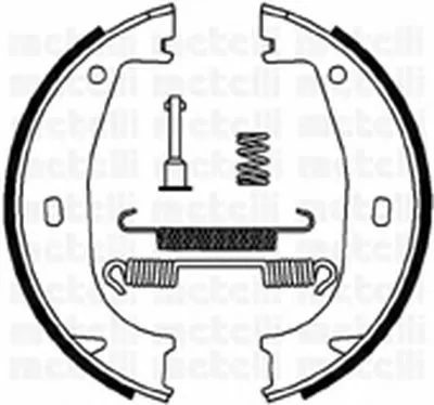 Комплект тормозных колодок, стояночная тормозная система METELLI купить