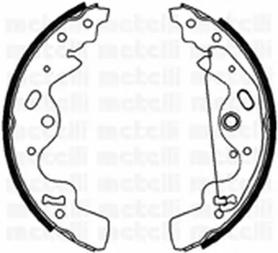 Комплект тормозных колодок METELLI купить