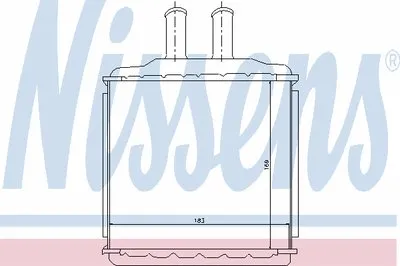 Теплообменник, отопление салона NISSENS купить