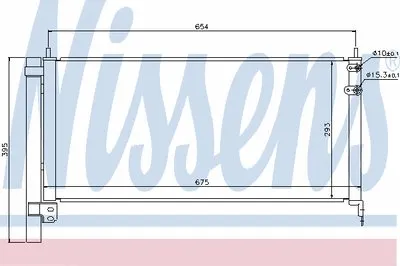 Конденсатор, кондиционер NISSENS купить