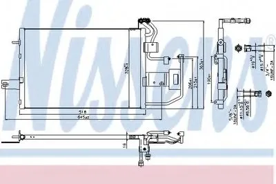 Конденсатор, кондиционер NISSENS купить