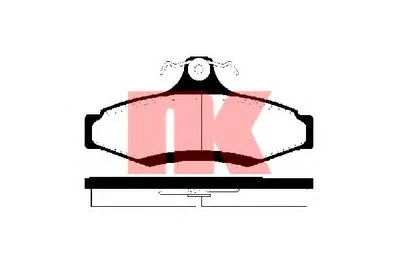 Комплект тормозных колодок, дисковый тормоз NK купить