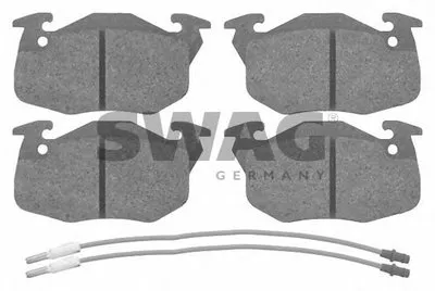 Комплект тормозных колодок, дисковый тормоз SWAG купить