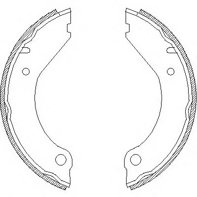 Комплект тормозных колодок, стояночная тормозная система REMSA купить