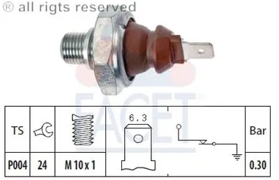 Выключатель с гидропроводом FACET купить