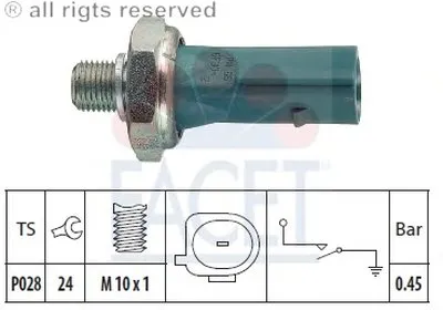 Выключатель с гидропроводом FACET купить