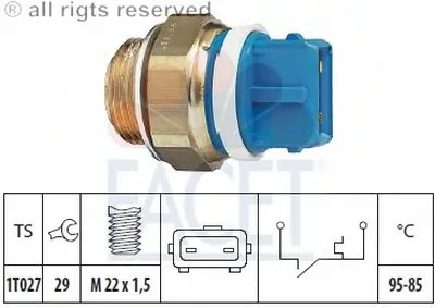 Термовыключатель, вентилятор радиатора FACET купить