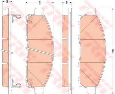 Комплект тормозных колодок, дисковый тормоз COTEC TRW купить