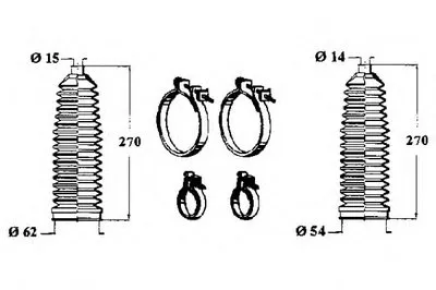 Комплект пылника, рулевое управление OCAP купить
