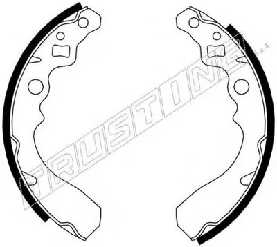 Комплект тормозных колодок TRUSTING купить