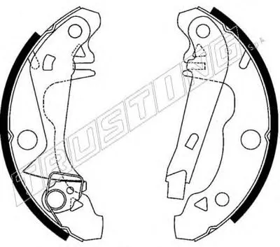 Комплект тормозных колодок TRUSTING купить