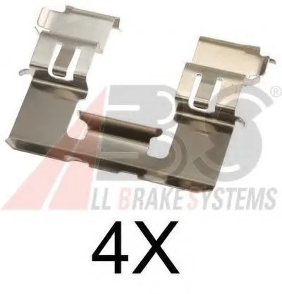 Комплектующие, колодки дискового тормоза A.B.S. купить