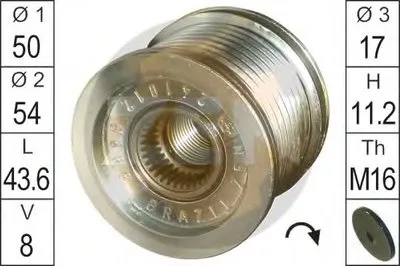 Механизм свободного хода генератора ERA купить