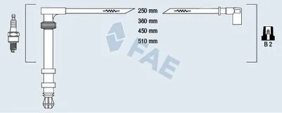Комплект проводов зажигания FAE купить