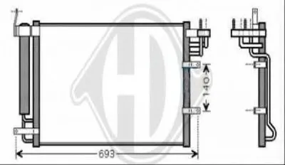 Конденсатор, кондиционер DIEDERICHS купить