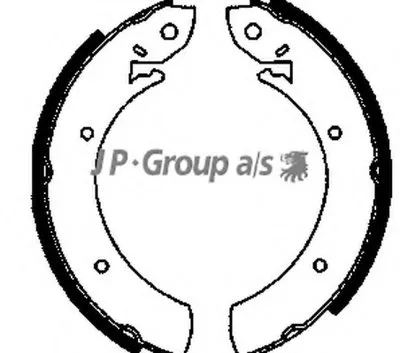 Комплект тормозных колодок QH JP GROUP купить