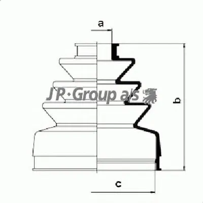 Комплект пылника, приводной вал QH JP GROUP купить