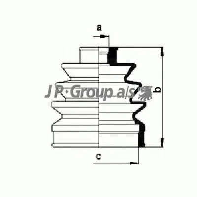 Комплект пылника, приводной вал QH JP GROUP купить