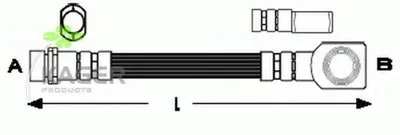 Тормозной шланг KAGER купить
