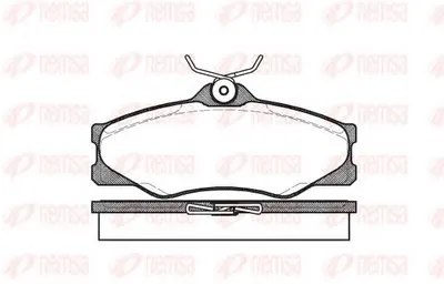 Комплект тормозных колодок, дисковый тормоз KAWE купить