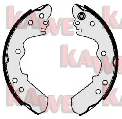Комплект тормозных колодок KAWE купить