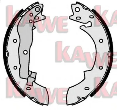 Комплект тормозных колодок KAWE купить