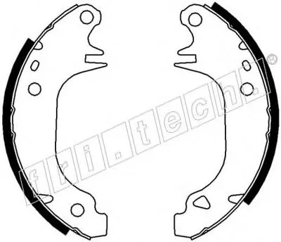 Комплект тормозных колодок REPARATION KIT fri.tech. купить