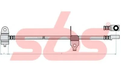 Тормозной шланг sbs купить