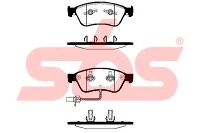 Комплект тормозных колодок, дисковый тормоз sbs купить