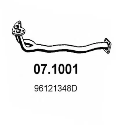 Труба выхлопного газа ASSO купить