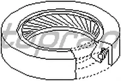 Уплотняющее кольцо, коленчатый вал TOPRAN купить