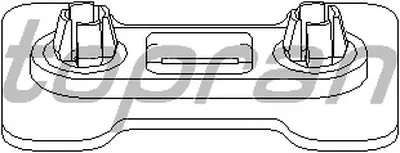 Кронштейн, буфер TOPRAN купить
