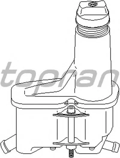 Компенсационный бак, гидравлического масла услителя руля TOPRAN купить