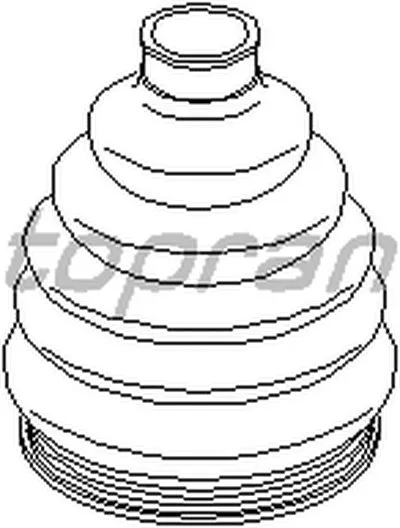 Пыльник, приводной вал TOPRAN купить