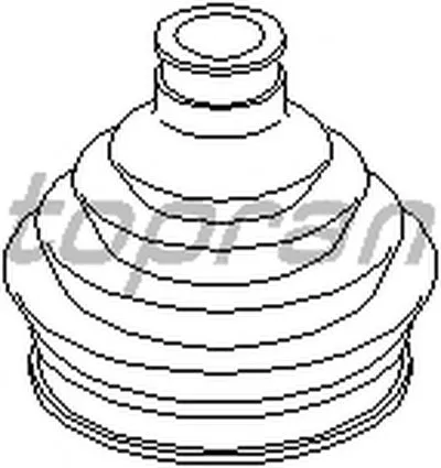 Пыльник, приводной вал TOPRAN купить