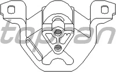 Кронштейн двигателя TOPRAN купить