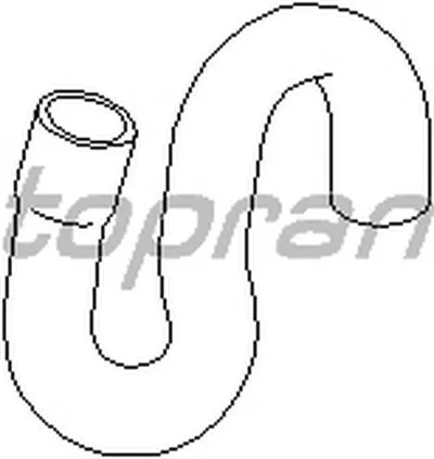 Шланг радиатора TOPRAN купить