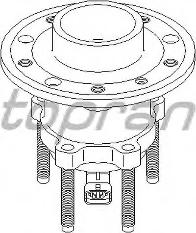 ? колесн. ступицы = TOPRAN купить