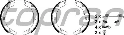 Комплект тормозных колодок, стояночная тормозная система TOPRAN купить