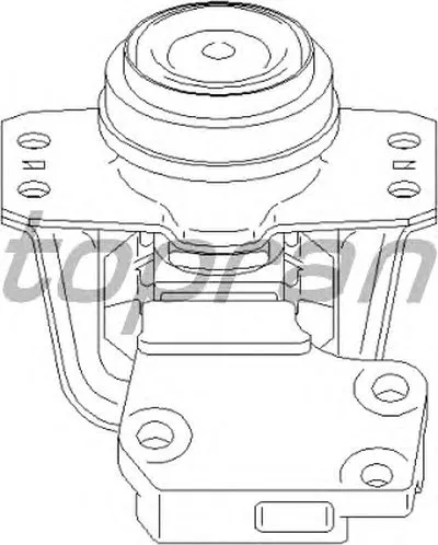 Кронштейн двигателя TOPRAN купить