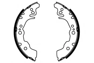Комплект тормозных колодок; Комплект тормозных колодок, стояночная тормозная система E.T.F. купить