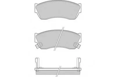 Комплект тормозных колодок, дисковый тормоз E.T.F. купить