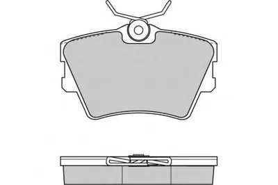 Комплект тормозных колодок, дисковый тормоз E.T.F. купить