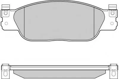 Комплект тормозных колодок, дисковый тормоз E.T.F. купить