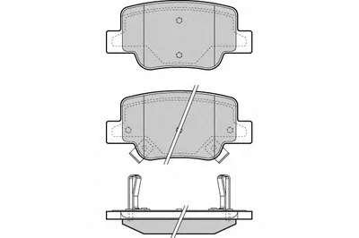 Комплект тормозных колодок, дисковый тормоз E.T.F. купить