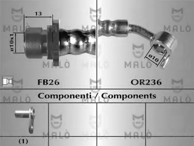 Тормозной шланг MALÒ купить